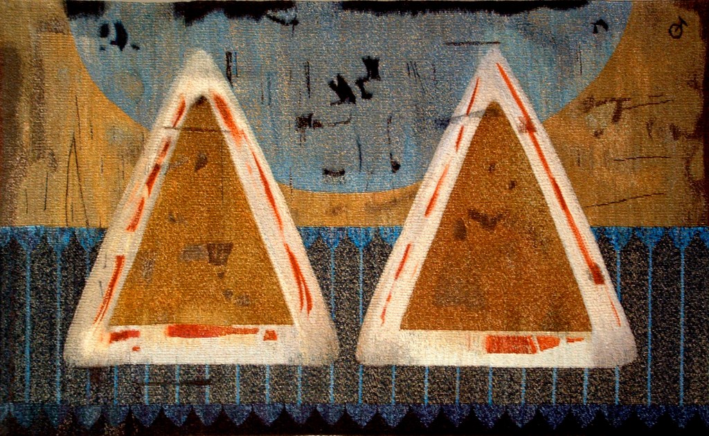 Connection
Wool, Acrylic, Cotton, Caprone - 16" x 22,5" - 2003