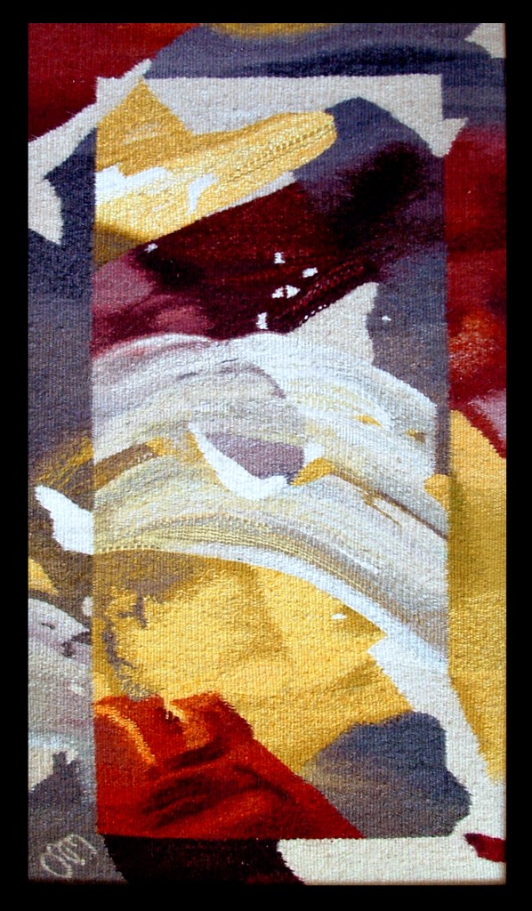 Composition in the Frame
Wool, Cotton, - 25,5 x 15" - 2002