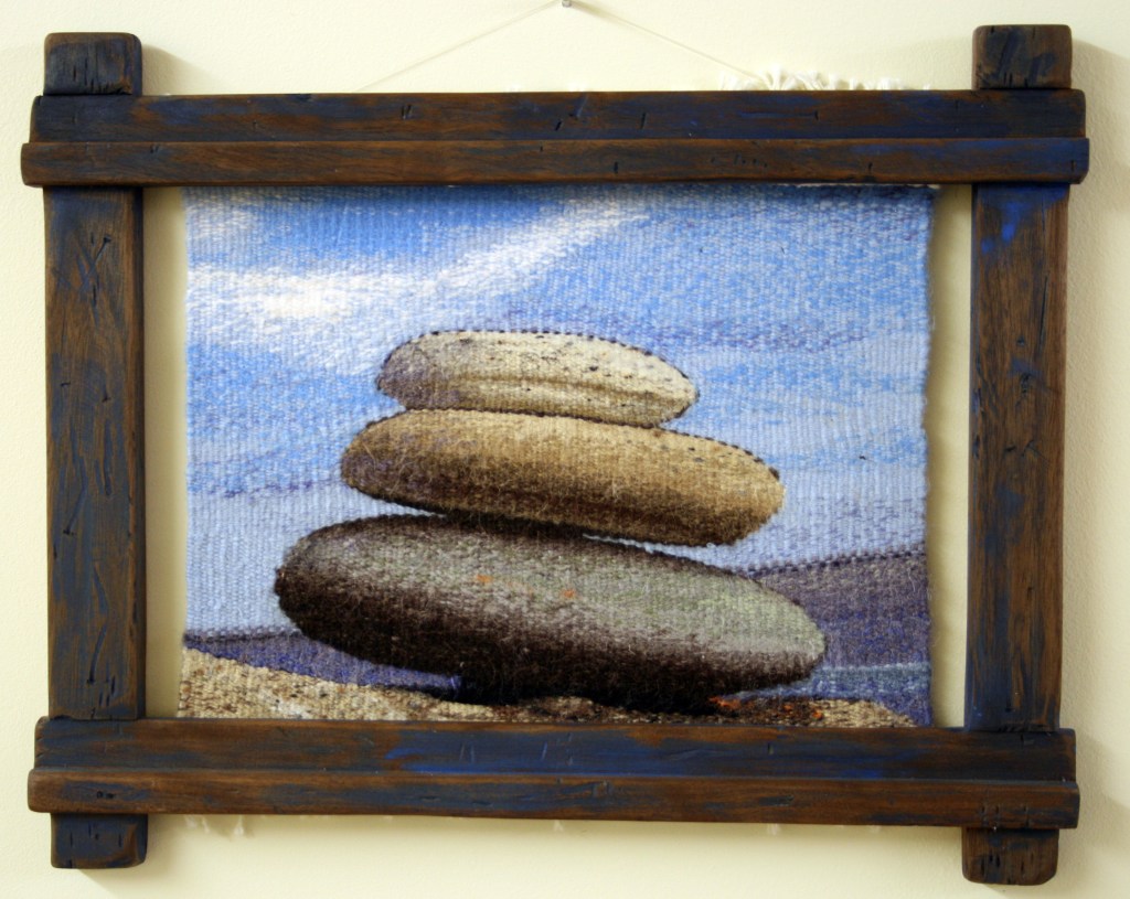 Memory
Wool, cotton, acrylic on cotton warp - 12" X 16" - 2014